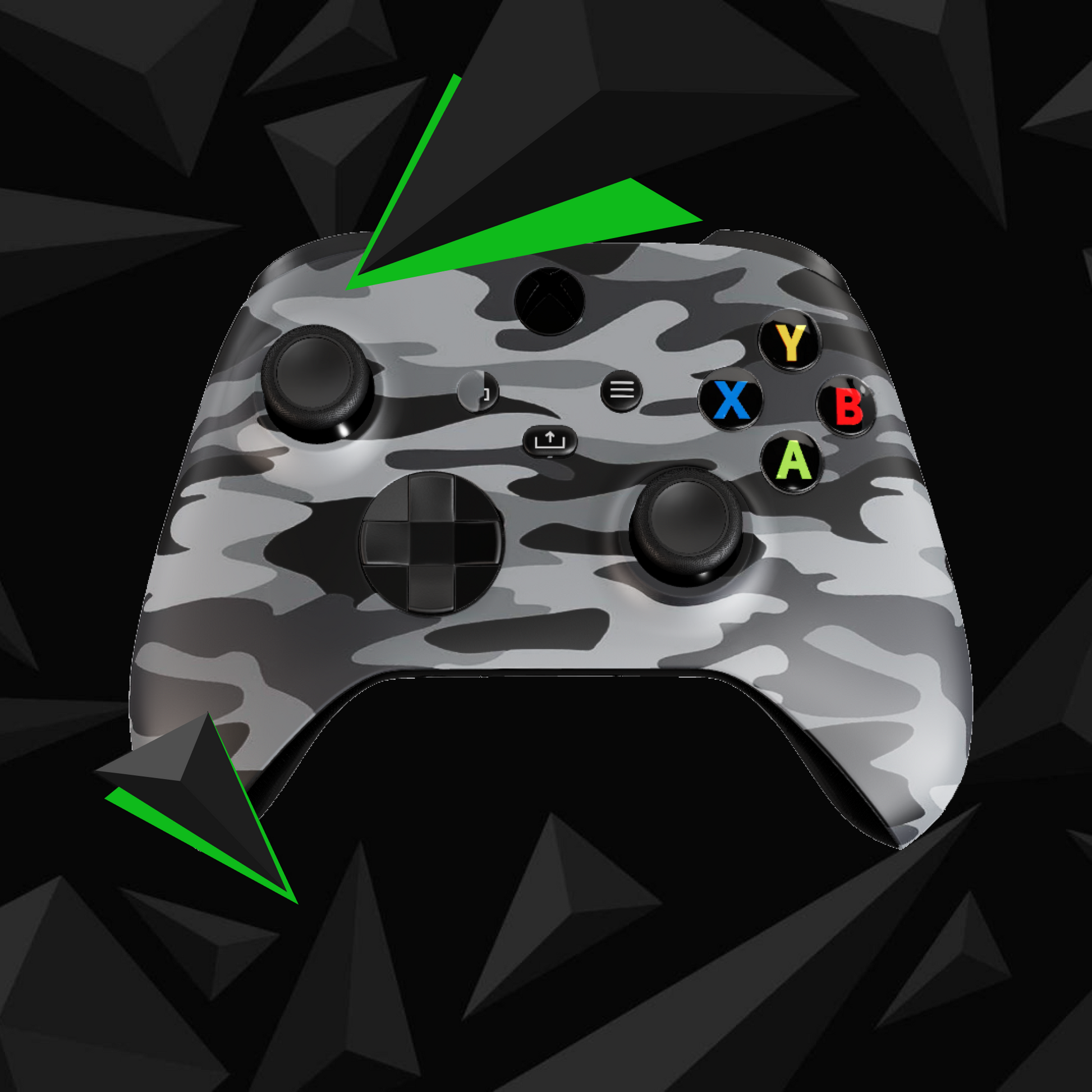 NEXON CONTROLLER XBOX GREY CAMO