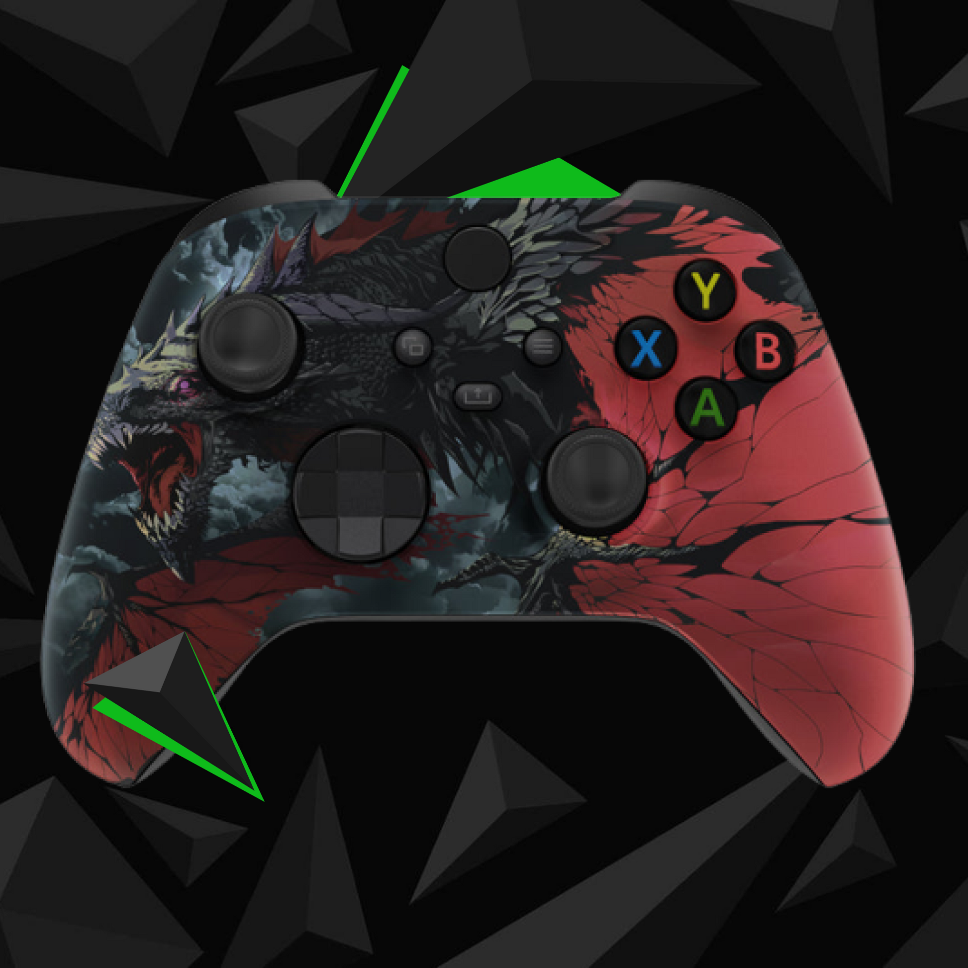 NEXON CONTROLLER XBOX RED DRAGON